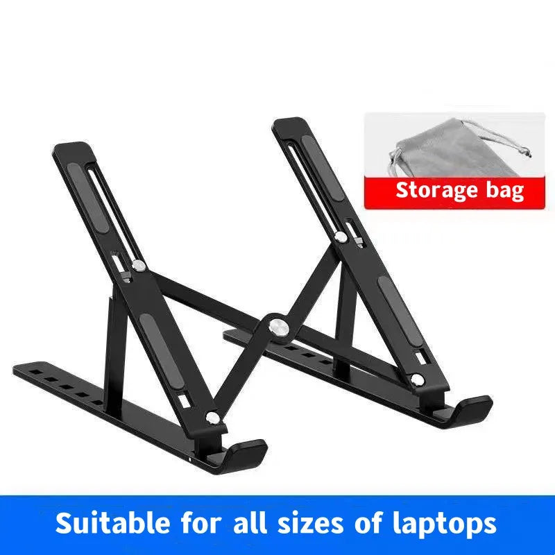 Aluminum Foldable Laptop Stand Adjustable Portable Notebook Holder Support Base For Macbook Air Pro Cooling Bracket Accessories