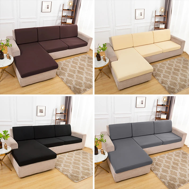 Waterproof Sofa Seat Cushion Cover Elastic Protector Sofa Covers Pets Kids Livingroom Cheap Sofas Slipcover Case With Random