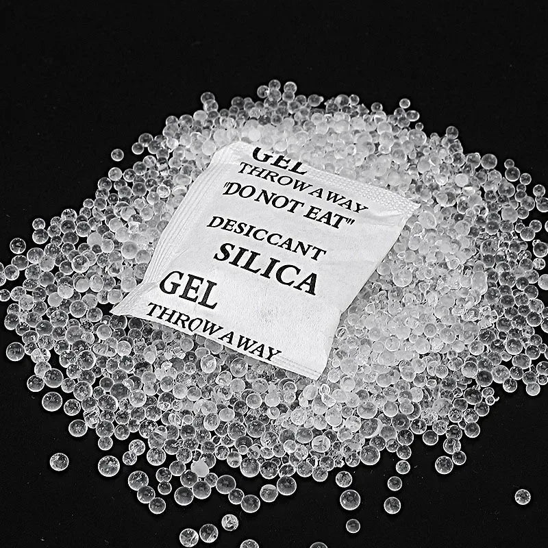 50-100 Packs Non-Toxic Silica Gel Desiccant Damp Moisture Dehumidifier For Kitchen Room Living Absorber Bag Clothes Food Storage