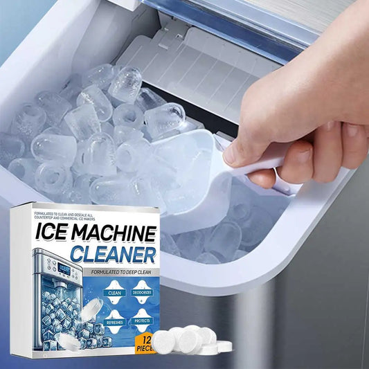 Nickel Safe Scale Remover Easy-to-Use Ice Cube Cleaner Ice Maker Cleaner Tablets for Home Use Home Appliance Care