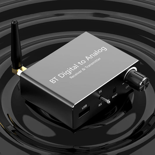 BT Digital To Analog Audio Converter Digital SPDIF Optical To Analog L/R RCA Converter Toslink Optical To 3.5mm Jack Adapter