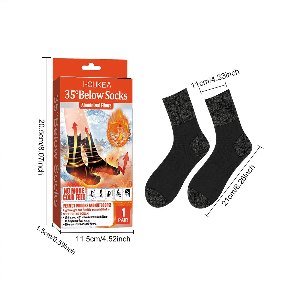 Winter Self-Heating Socks Breathable Thermal Heated Socks Foot Warmer Socks for Sports Camping Skiing Fishing