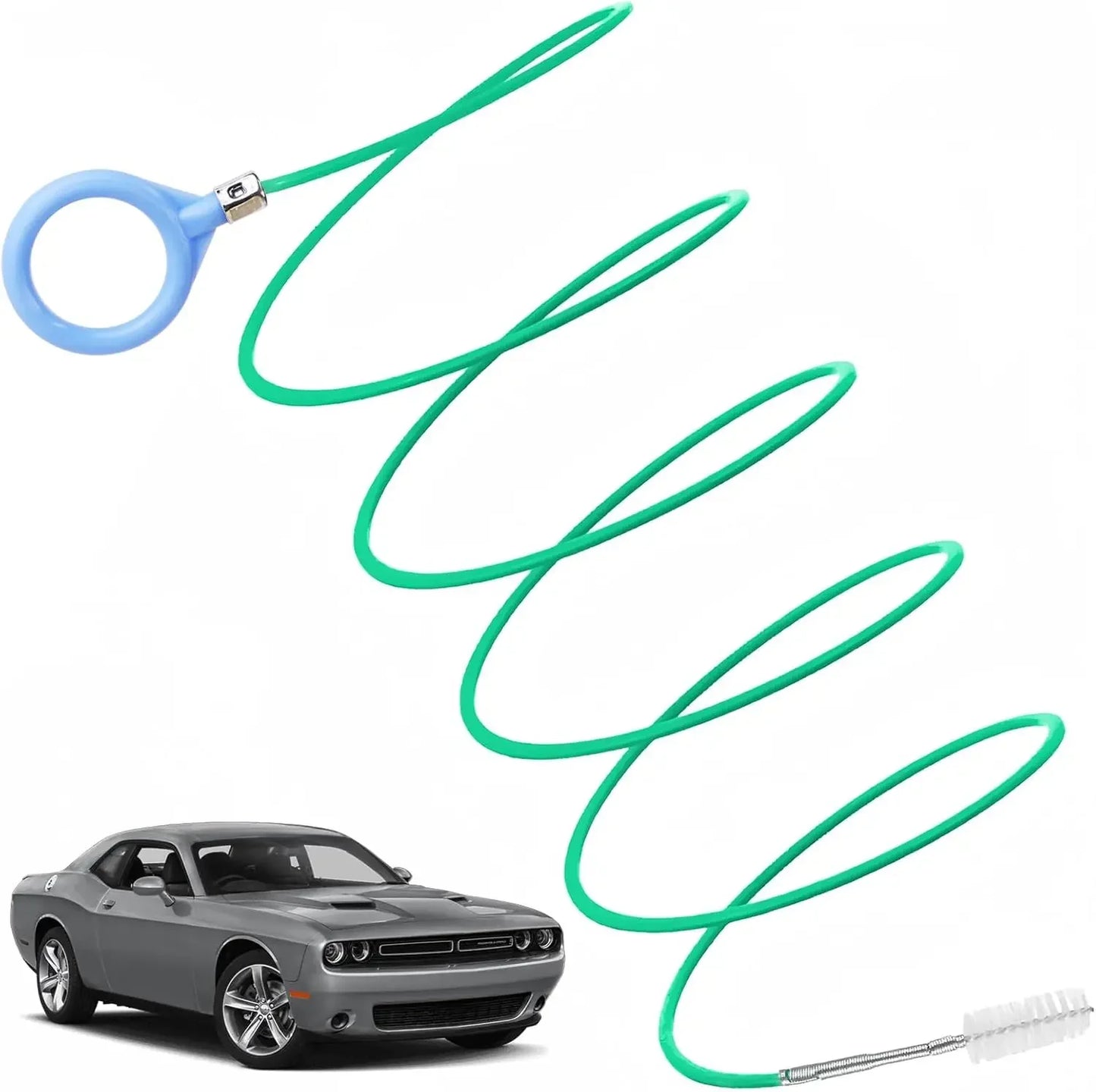 3/5m Drain Hole Cleaning Brush Flexible Car Drain Dredge Sunroof Cleaning Scrub Brush Tool Accessories Skylight Drain Pipe Brush