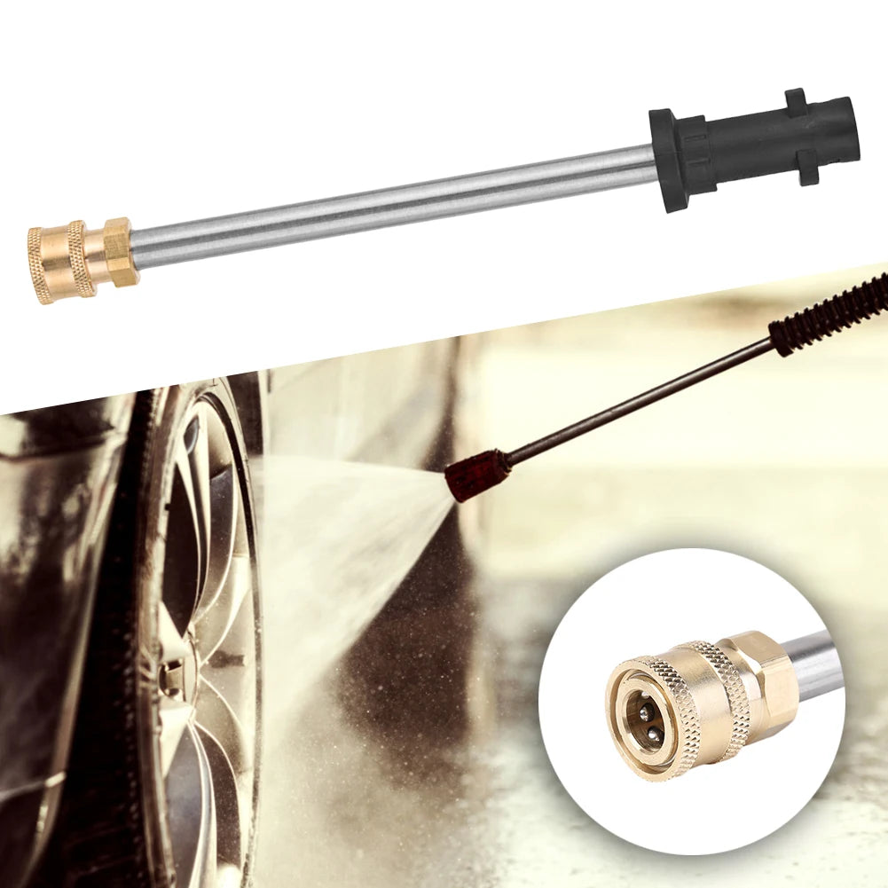 17/41CM Extension Wand for High Pressure Wash Gun 1/4 Quick Connector Car Pressure Washer Gun Spray Extension Lance for Karcher