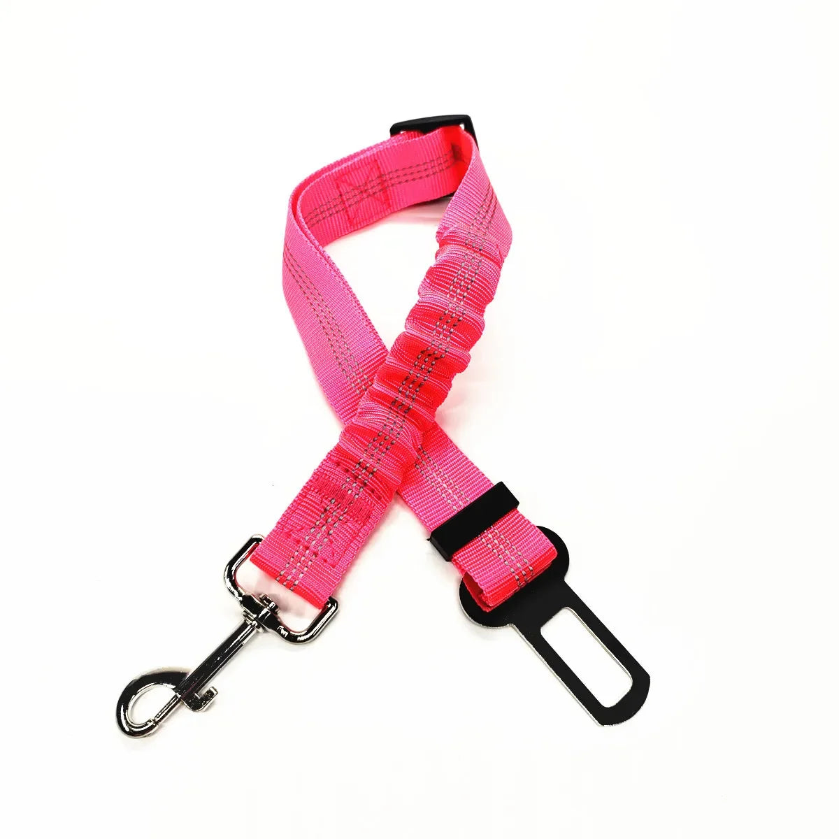 Dog Leash Harness Dogs Dog Accessories Supplies Pet Dog Car Seat Belt Retractable Buffer Elastic Reflective Safety Traction Rope