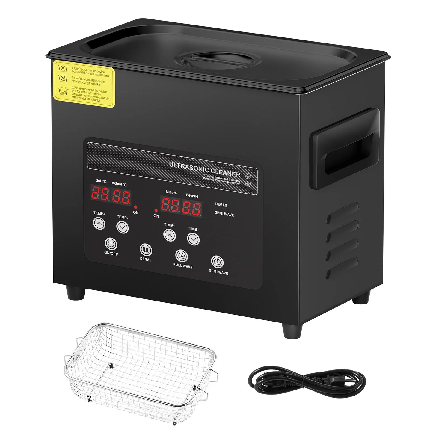 SucceBuy 2L 3L 6L 10L 15L Ultrasonic Cleaner Lave-Dishes Portable Washing Machine Diswashe Ultrasound Home Appliances w/ Timer