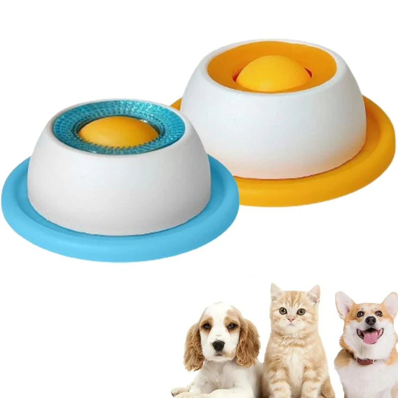 Mental Stimulation Licking Mat Slow Feeder Puzzle Toy for Dogs Cats Promotes Calmness Prevents Gulping Non Tip Design for Meals