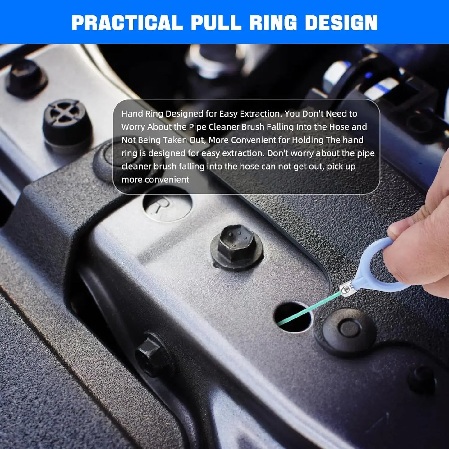 3/5m Drain Hole Cleaning Brush Flexible Car Drain Dredge Sunroof Cleaning Scrub Brush Tool Accessories Skylight Drain Pipe Brush