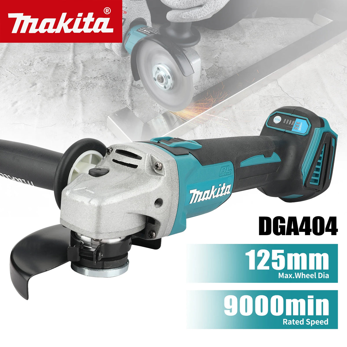 Makita 18V DGA404 Angle Grinder DTD173 Impact Driver Motor Electric screwdriver combination Grinder Cutting Polishing Machine