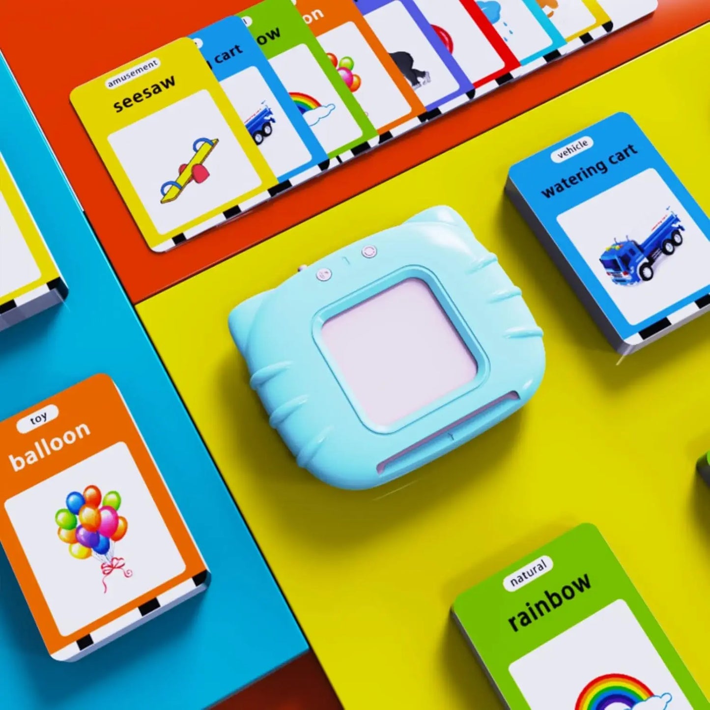 Educational Learning Toys for Kids, Speech Therapy Toys for Children, Autism Sensory Toddler Gifts with 112 Talking Flash Cards