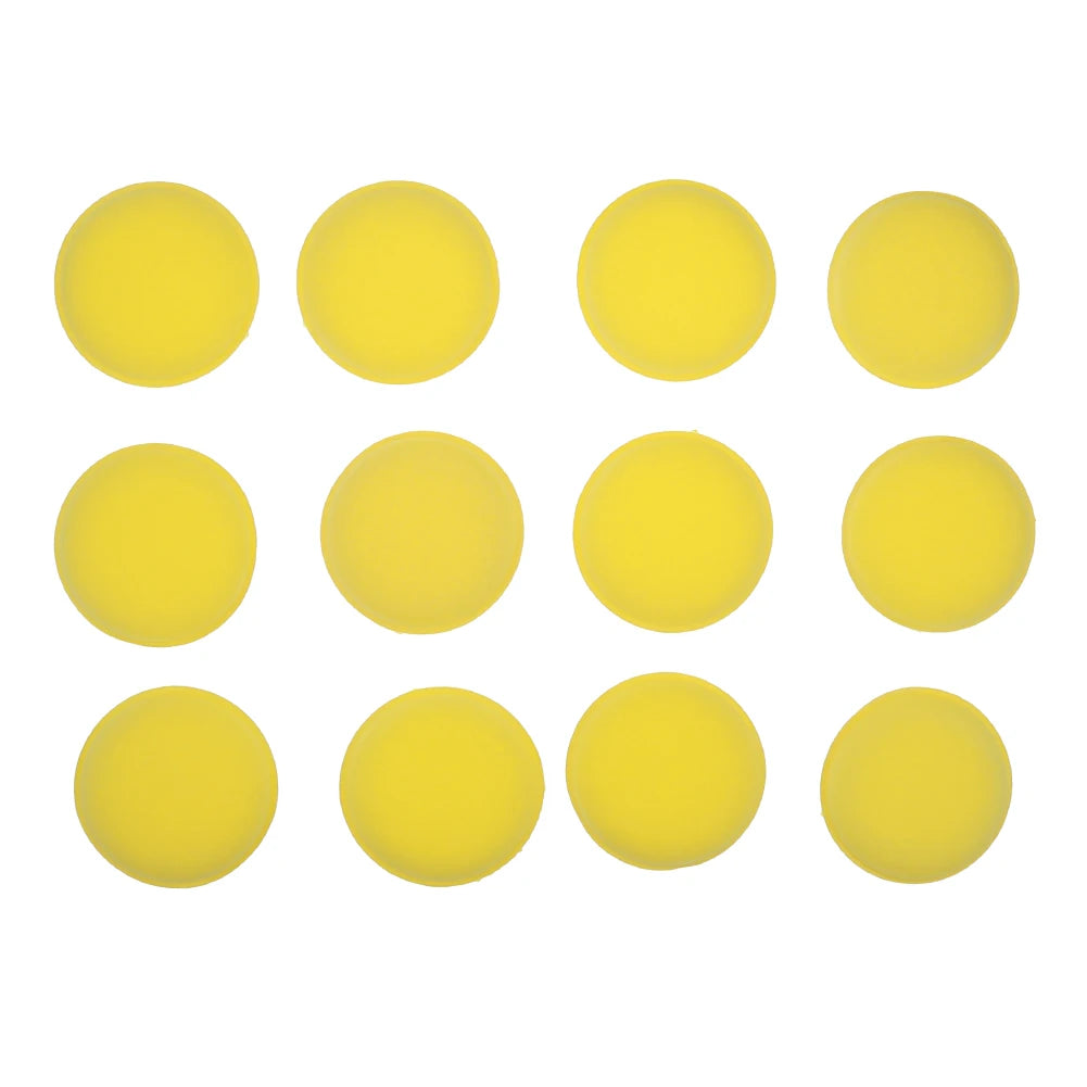 12pcs/lot Car Yellow Foam Waxing Pads Applicator Polish Vehicle Sponge