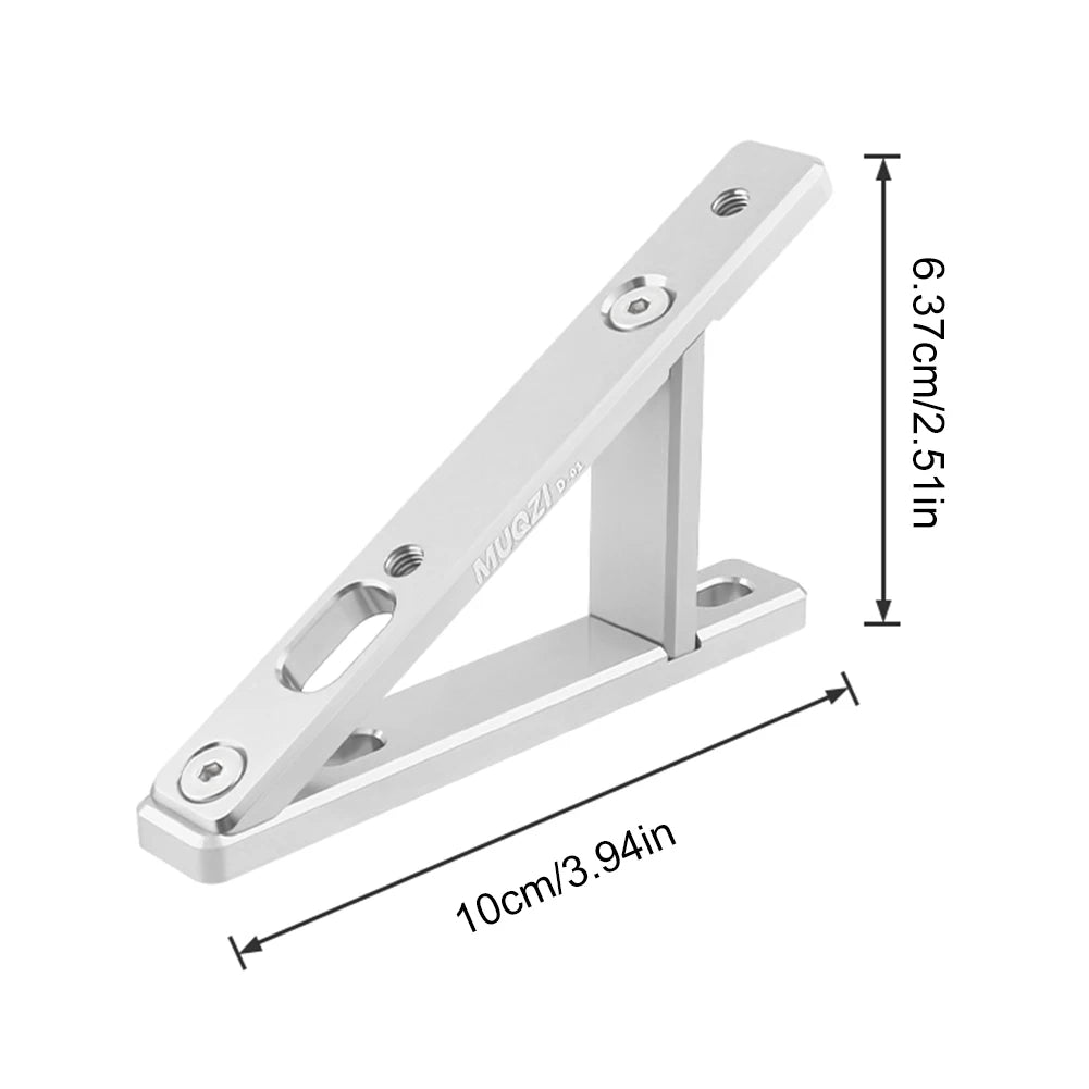 Bike Water Bottle Cage Adapter Expansion Bracket for Brompton (Silver Single)