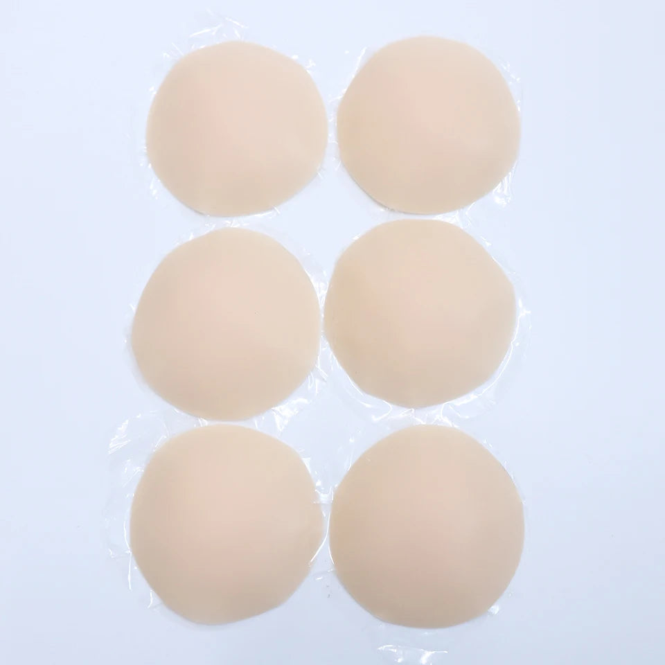 Nipple Cover Pasties Silicone Adhesive Sticky Bra Liner For Women Reusable Breast Sticker No Show Invisible Boob Tape