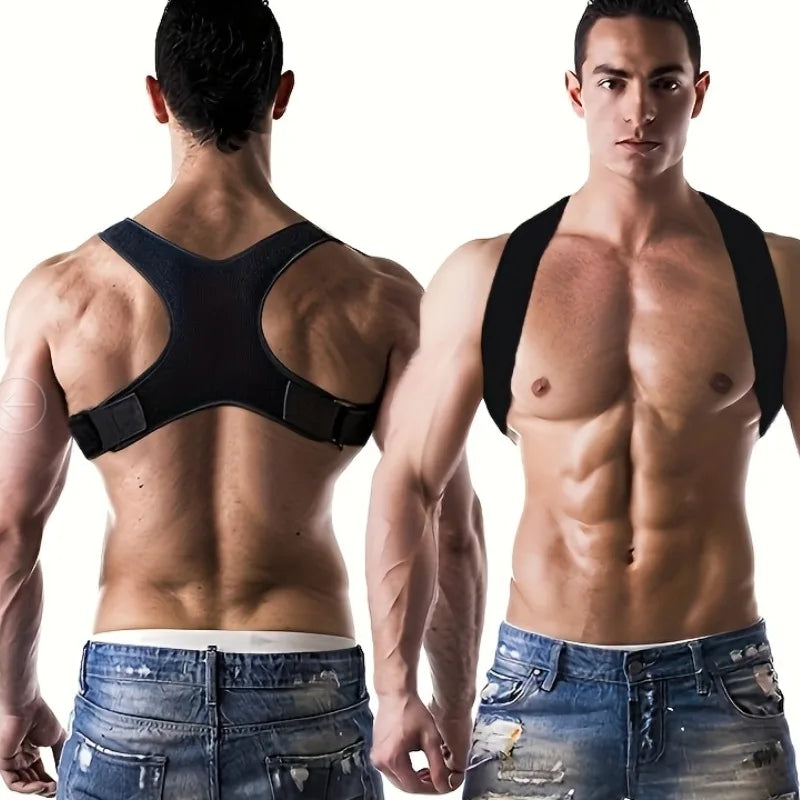 1Pcs Adjustable Posture Corrector Back Support Belt- Breathable, Non-Slip, Ergonomic For Improved Preventing Humpback Protection