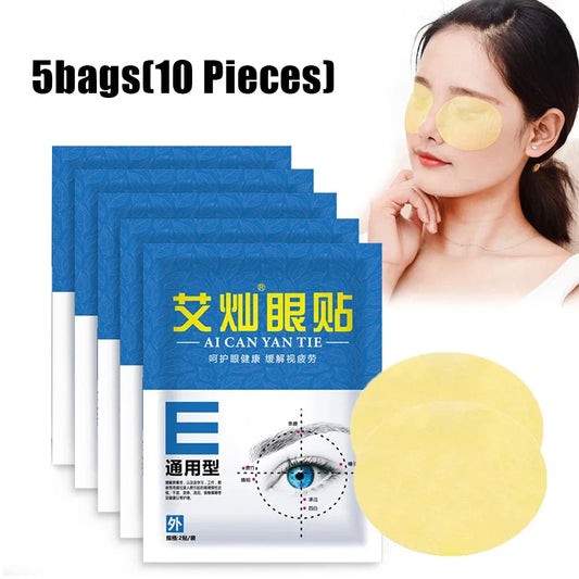 10pcs Chinese Herbal Eyesight Patch 100% Natural Eye Mask Relieve Eye fatigue Myopic Amblyopia Improve eyesight Good Vision