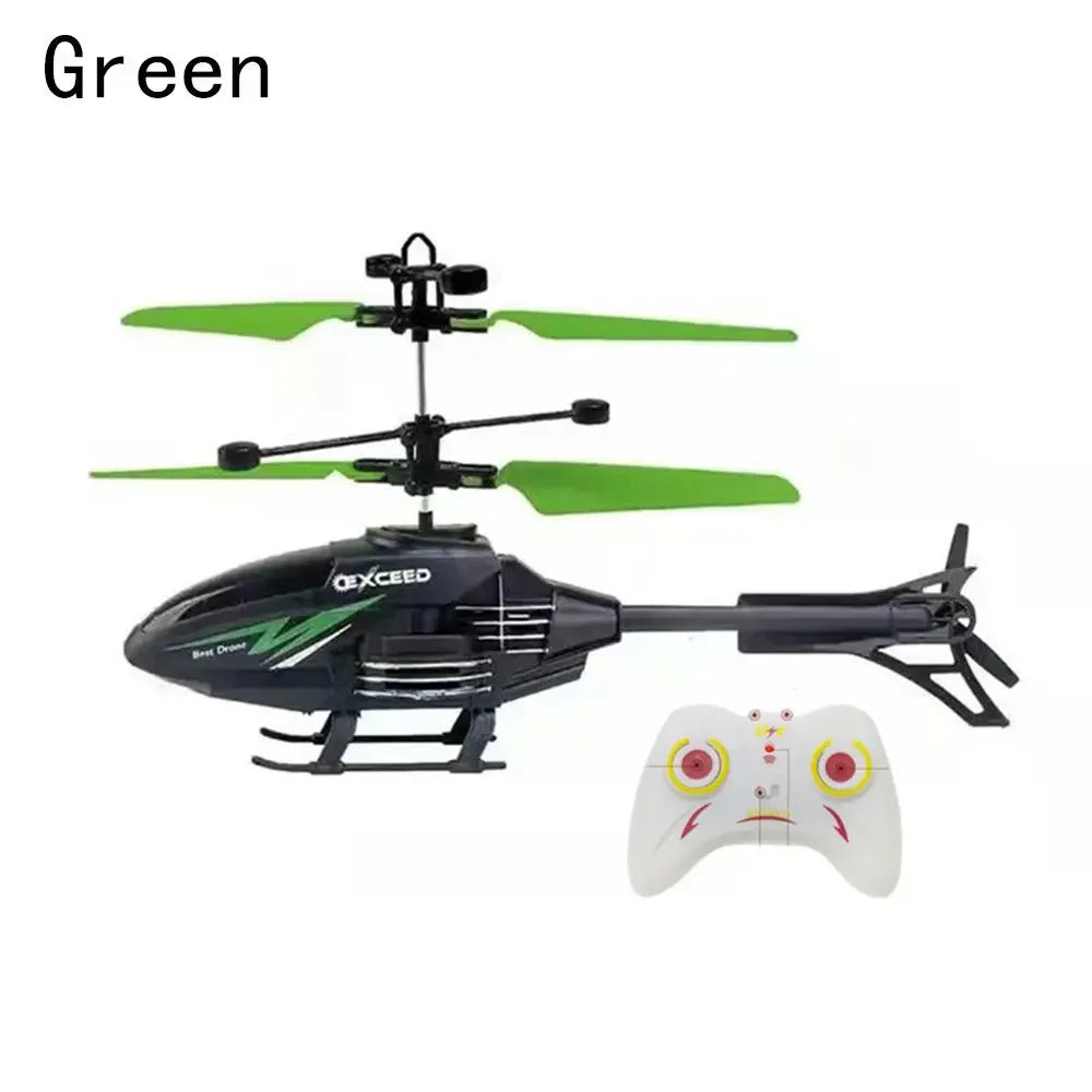 Hobbies Rechargeable Mini Drone Remote Control Plane Flying Helicopter Toy RC Helicopters
