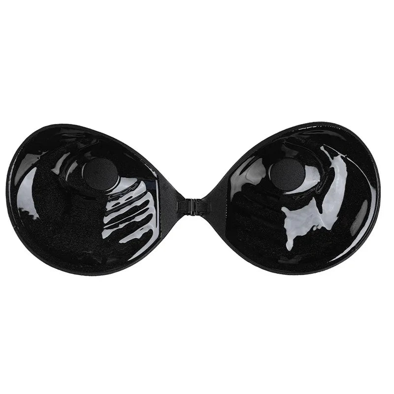 1pcs Women Bra Invisible Front Buckle Silicone Chest Stickers Strapless Silicone Self-Adhesive Gathering Enhance Breathable Bra