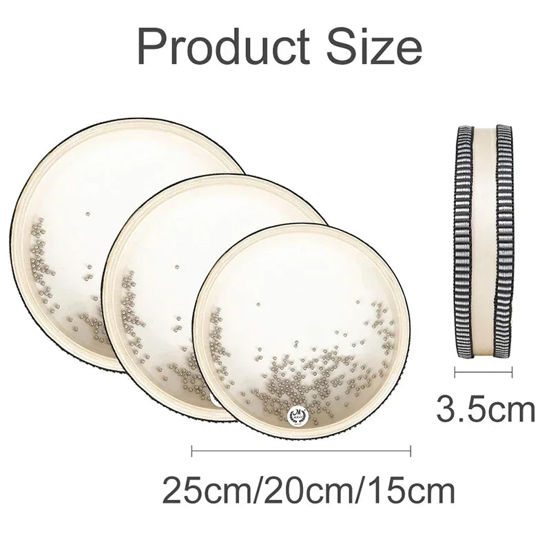 Baby Montessori Ocean Wave Bead Hand Drum Music Instruments Toys Early Learning Music Percussion Educational Toys For Baby Gifts