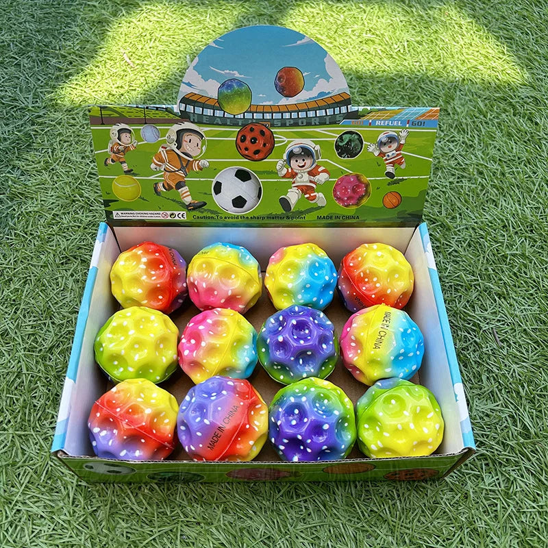 Wrist Return Ball Rubber Sport Ball with Strap and String Rebound Bouncy Balls Toy for Teens Adults Wrist Exercise or Play