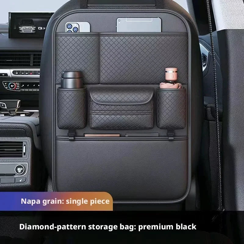 High-Capacity Car Seat Gap Organizer Box Cup Holder Anti Kick Strip Interior Crevice Organizer For All Car Modification Parts
