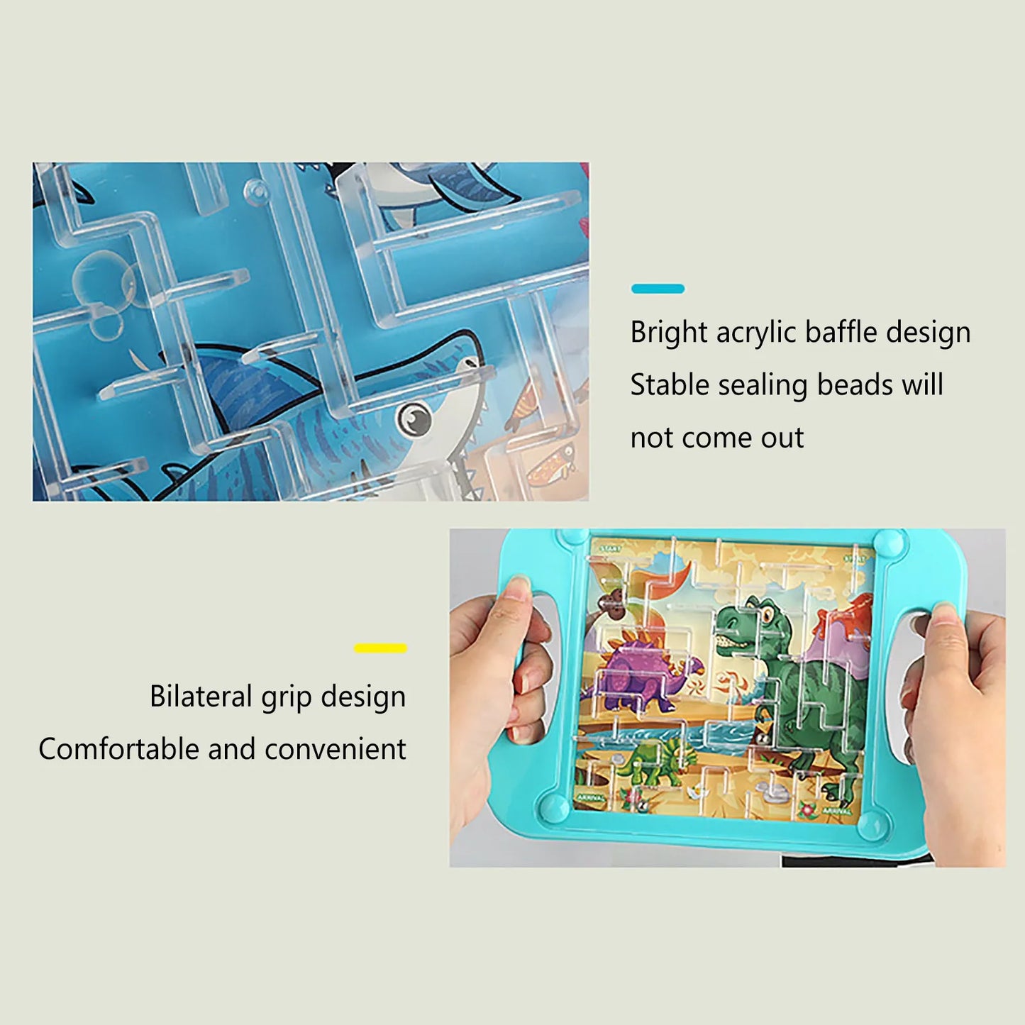 3D Maze Ball Kids Balance Gravity Memory Sequential Puzzle Montessori Early Education Gifts For Baby educational toys Game Gifts