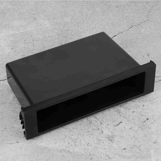 Radio Storage Box for Universal 1‑DIN Car Stereo Radio Storage Box Inner Organizer Tray for Dashboard Universal Fit Easy Access