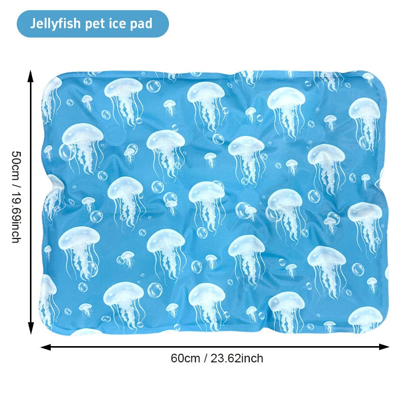 Pet Cooling Mat Air Conditioning Pet Mat Gel Pet Waterproof Leak-proof Sturdy Cat Kennel Outdoor Moisture-proof Pet Pad