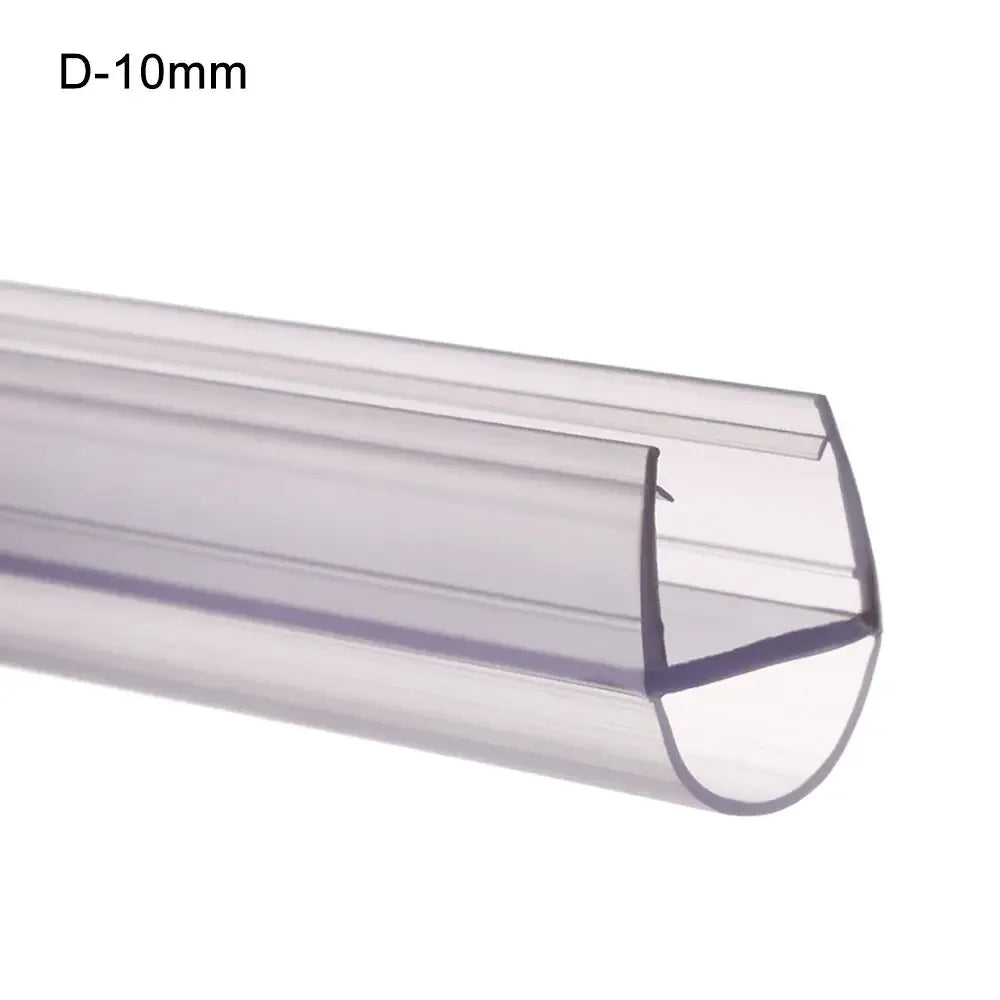 Bath Shower Screen Door Seal Strip Water Baffle 4 to 12mm Seal Gap Window Door Weatherstrip Glass Door Weatherstrip Hardware