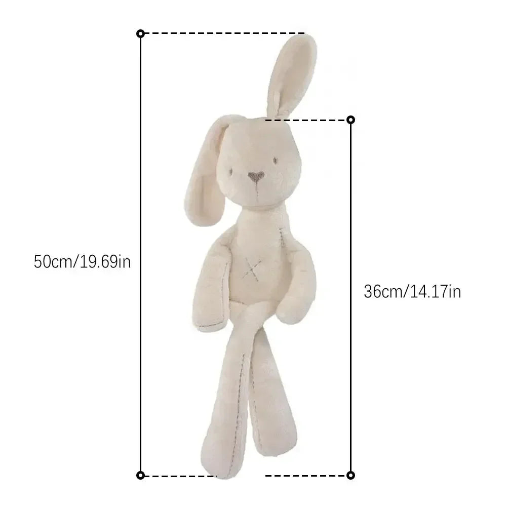 Cute Cartoon Plush Cloth Rabbit Doll Baby Stroller Sleeping Partners Crib Tent Decor Ornaments Kids Toys Birthday Gift