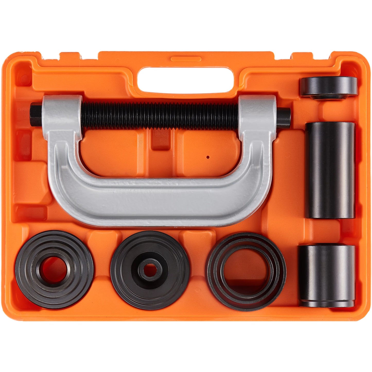 SucceBuy 25/23/21/10 PCS Ball Joint Press Kit C-press Ball Joint Tools Steel Brake Anchor Pins Press and Removal Tools with Case