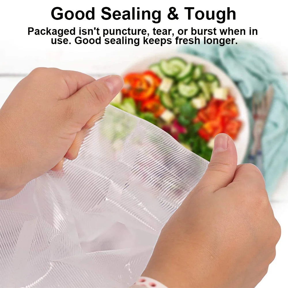 200pcs Vacuum Sealer Bags Precut Food Storage Saver Heat Seal Cryovac 6 Size