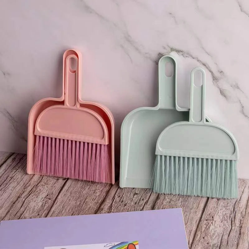 JUSTINLAU Cat Hamster Dustpan Small Broom Set Pet Professional Cleaning Tools Rabbit Pooper Scooper Toilet Broom Accessories