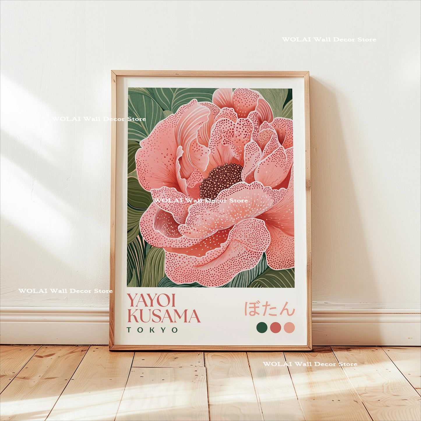 Yayoi Kusama Koi Fish Jellyfish Animal Canvas Prints Japanese Hokusai Giant Wave Wall Art Posters for Living Room Home Decor