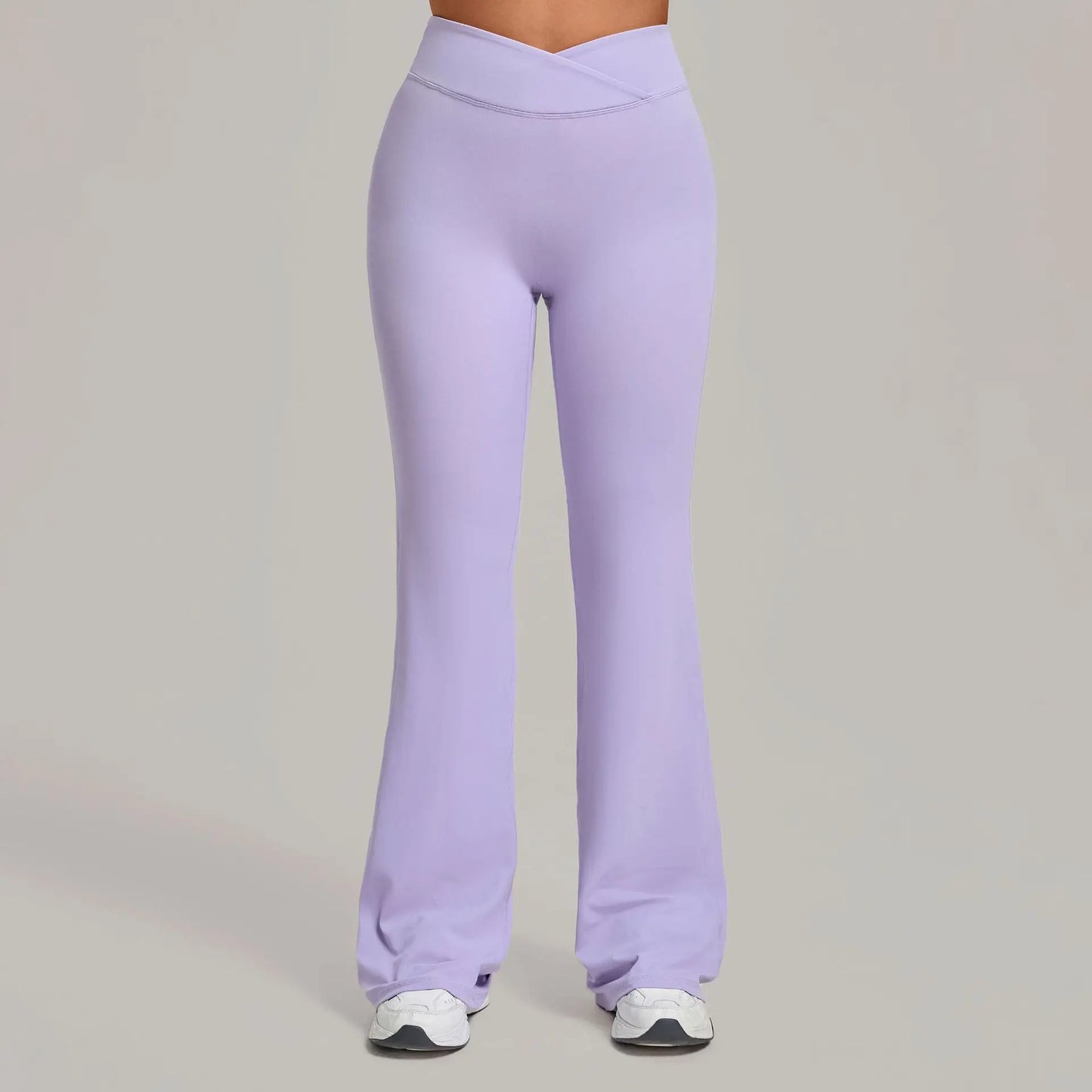 Women's Pilates Yoga Pants Sports Fitness Flared Peach Hip-lifting Leggings Outdoor Workout Training Running Casual Trousers