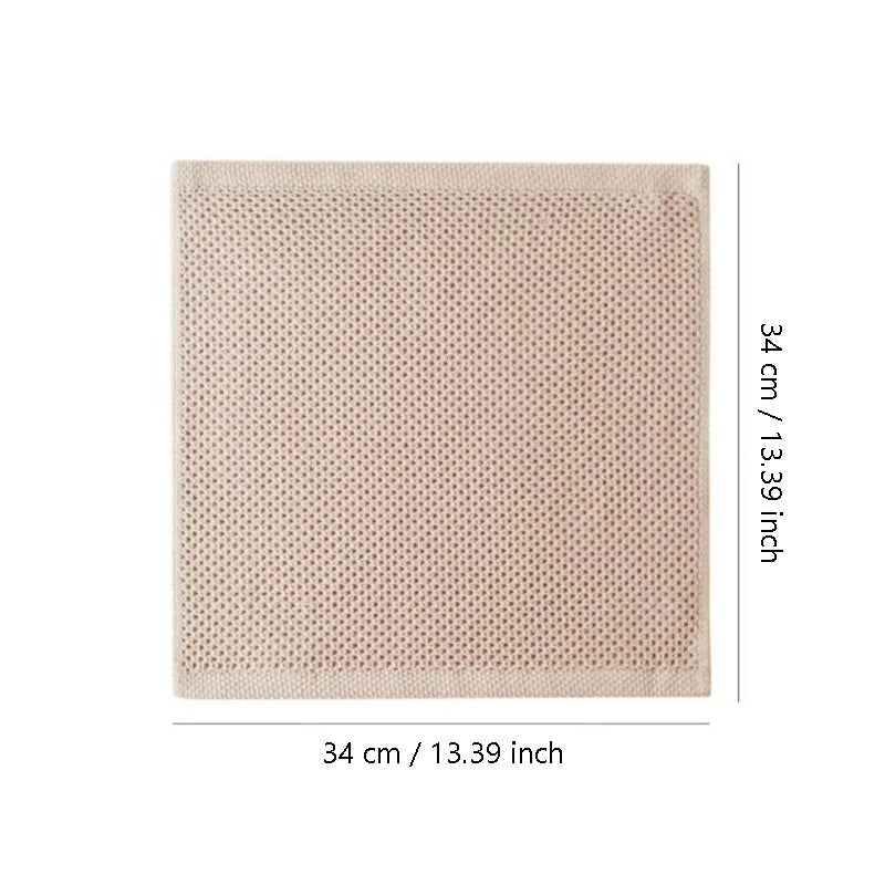 1PC Cotton Dishcloth Ultra Soft Absorbent Towel Household Cleaning Cloth Kitchen Rag For Windows Glass Cars Kitchen Gadgets