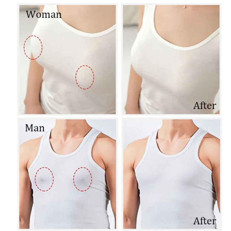 Women Nipple Sticker Disposable Invisible Chest Sticker Non-woven Bra Breast Patch Bra-less Pasties Pad Nipple Cover Stickers