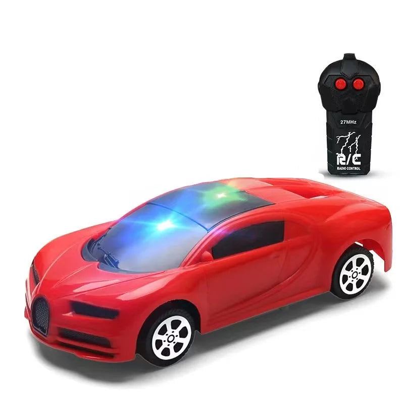 2.4GHz RC Car with LED Lights, 2-Channel Remote Control Toy Car for Kids Gift for Boys Girls Indoors Outdoors Car Toys