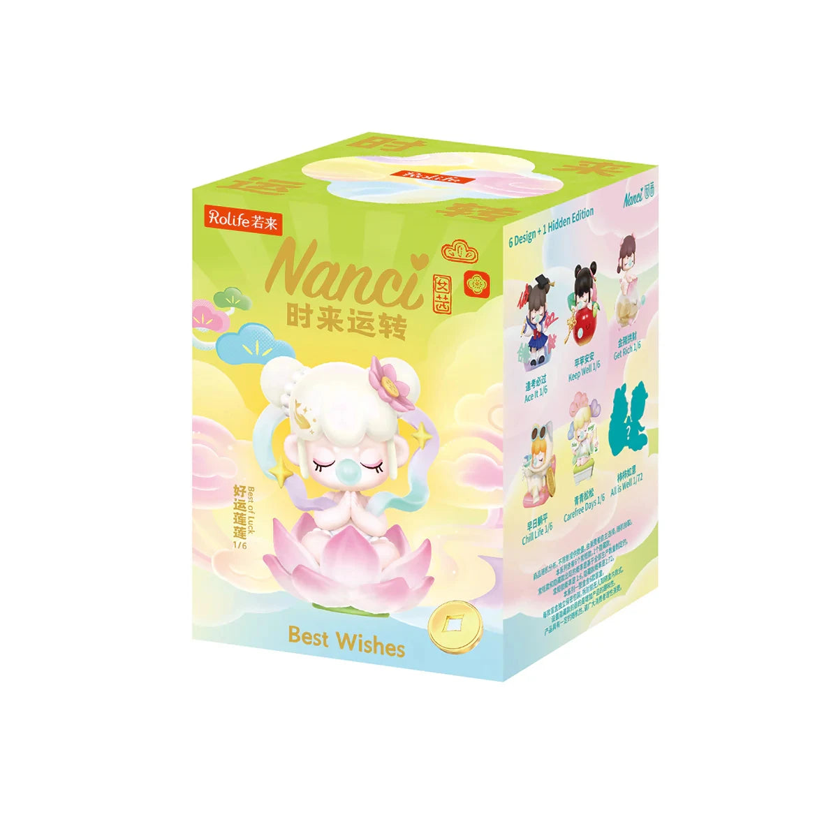 Rolife Nanci Blind Box Nanci's Best Wishes Action Figure Collectible Doll Toys Surprise Box for Kids Friends Adults