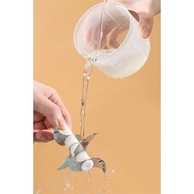New Electric Garlic Puree Blender Kitchen Mini Food Chopper Meat Grinder With 6 Stainless Steel Blades Small Vegetable Chopper