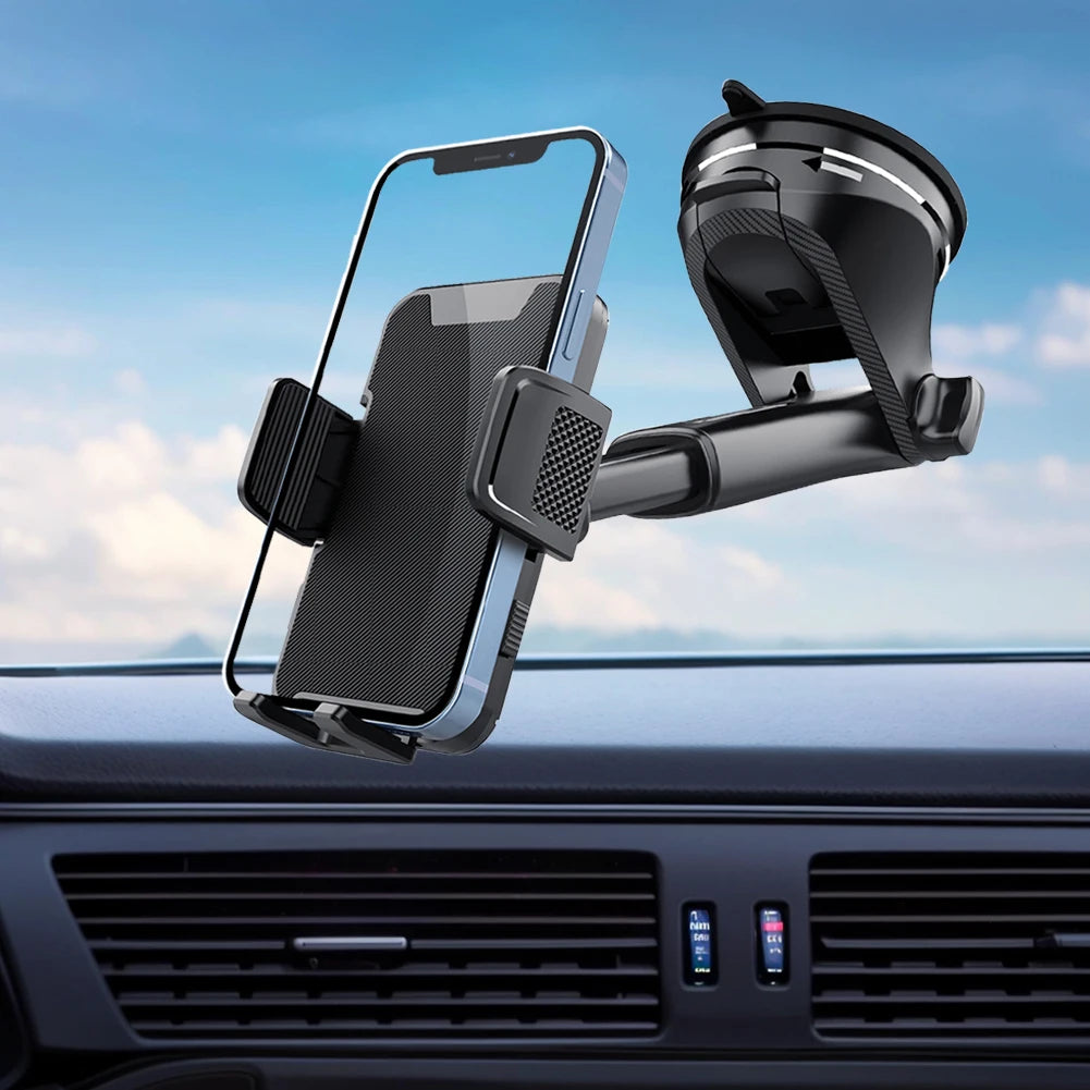 Gravity Sucker Car Phone Holder 360° Rotation Cell Phone Support Universal Auto Smartphone Stand for Cellphones 4.7-7.9Inch