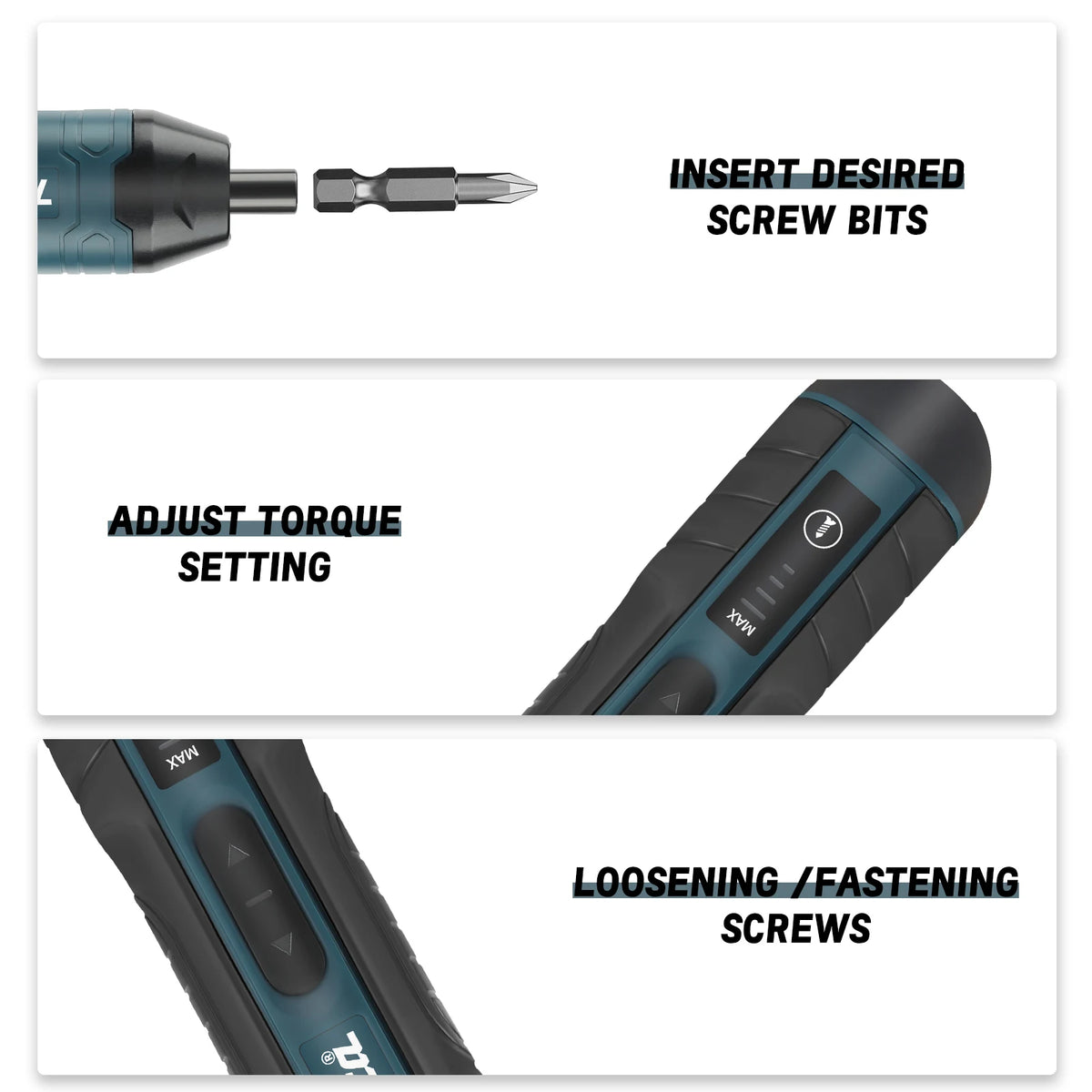 Makita Mini Cordless Electric Screwdriver Rechargeable 1300mah Lithium Battery Mini Drill 3.6V Power Tools Maintenance Repair