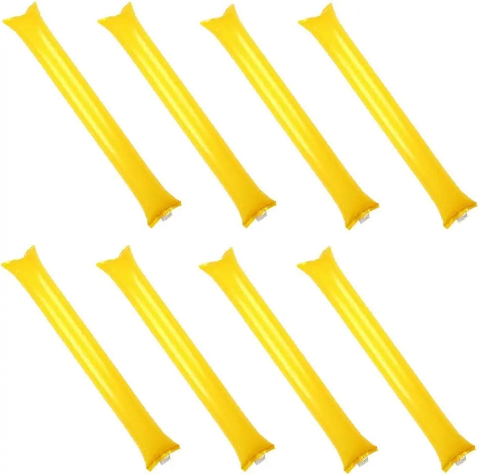 24 Colorful Inflatable Rods Stadium Noise Maker Refueling Rods Demonstration Balloon Inflatable Party Sports Refueling