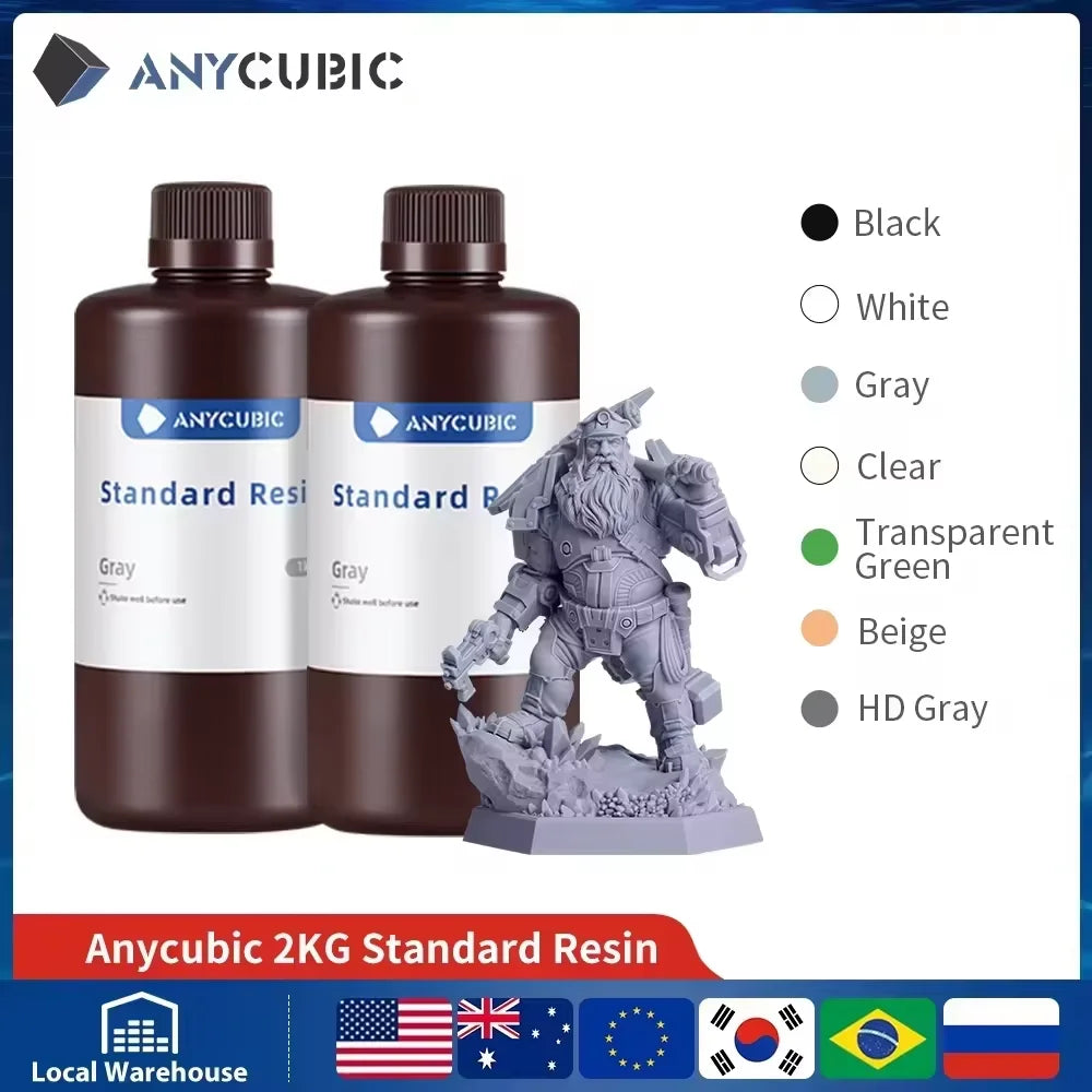 ANYCUBIC Standard Resin UV Sensitive Resin High Precision UV Resin LCD 3D Printer Printing Materials For Photon Mono 5s Pro