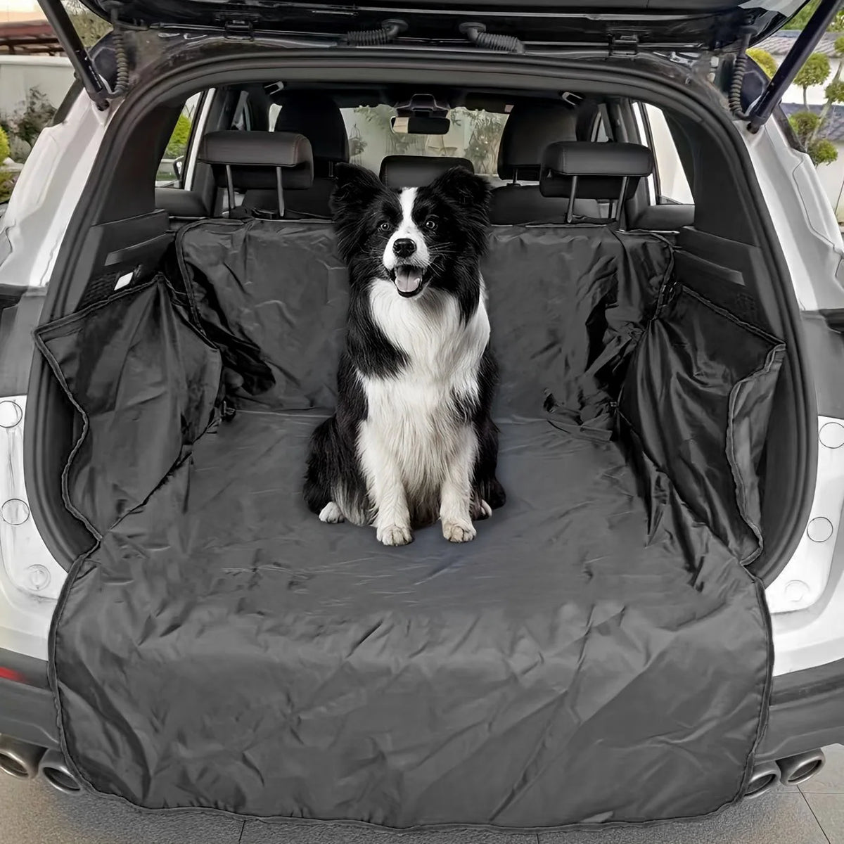 Homefish Pet Trunk Mat For Large And Medium Sized Dogs Car Tailgate Mat Anti Stain Pet Seat Cushion