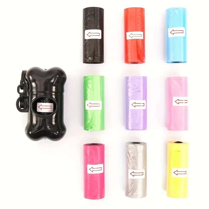2-100Roll Dog Poop Bag Outdoor Cleaning Poop Bag Outdoor Clean Pets Supplies for Dog 15Bags/Roll Refill Garbage Bag Pet Supplies
