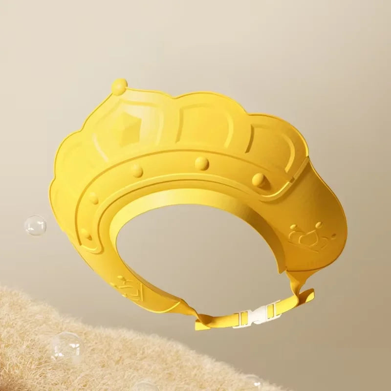 Baby Bath Caps Goods Infant Ear Protection Kids Shampoo Shield Bath Head Cover Baby Shower Cap Adjustable Hair Wash Hat