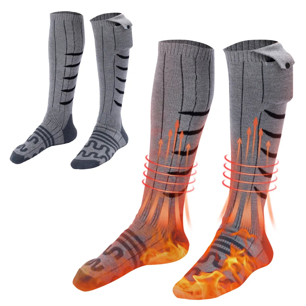 Electric Heated Socks Without battery Cold-Proof Winter Warm Thermal Socks Fast Heating Socks Washable for Outdoor Skiing Hiking