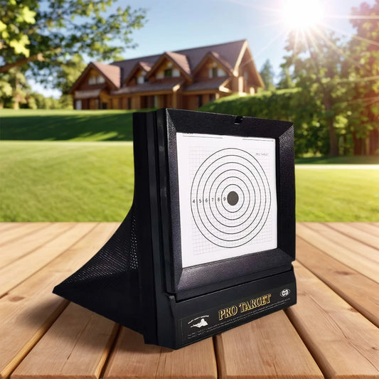 Portable Gun Targets Includes 10pcs Replaceable Paper Gun Trap Target Gun Target Case Pellet Trap for Backyard Shooting Practice