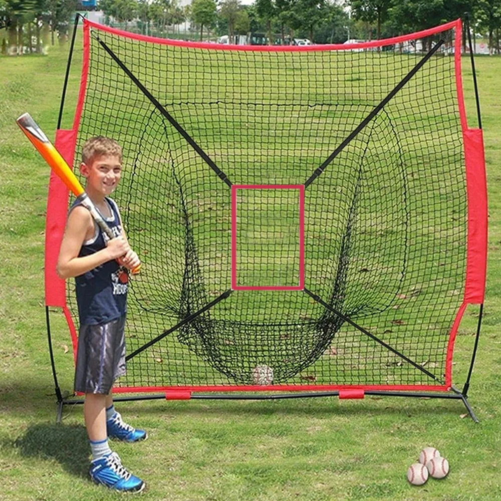 Baseball Practice Net Adjustable Baseball Softball Pitching Target Practice Accuracy Training Throwing for Baseball Softball Net