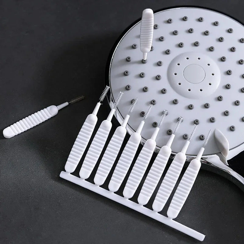 10/50/100/200PCS Shower Cleaning Brush Bathroom Micro Nylon Brush Nozzle Anti-blocking Cleaning Tools Bathroom Accessories